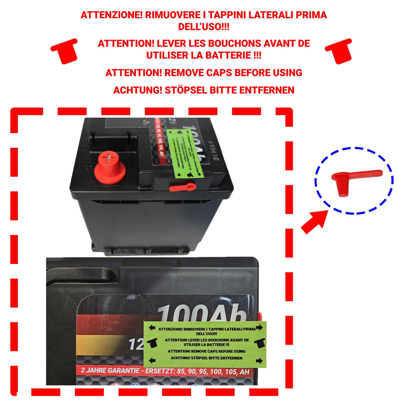 BATTERIA AUTO SPEED L6-110AH 950A 12V