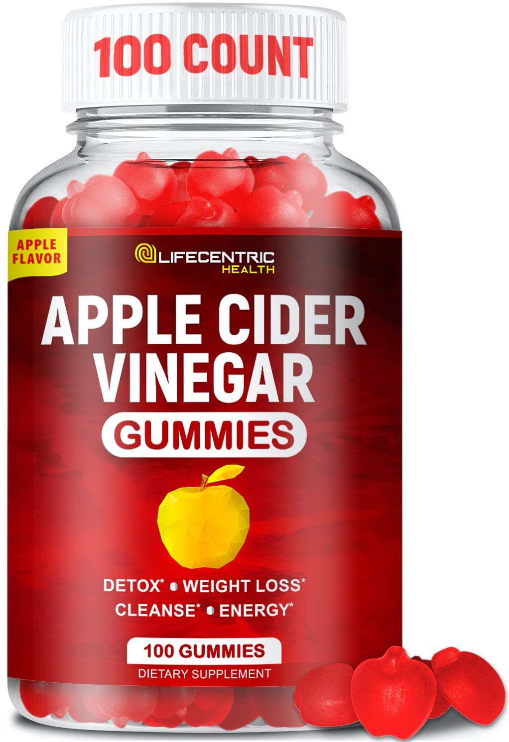 Apple Cider Vinegar Gummies with The Mother Delicious Alternative to