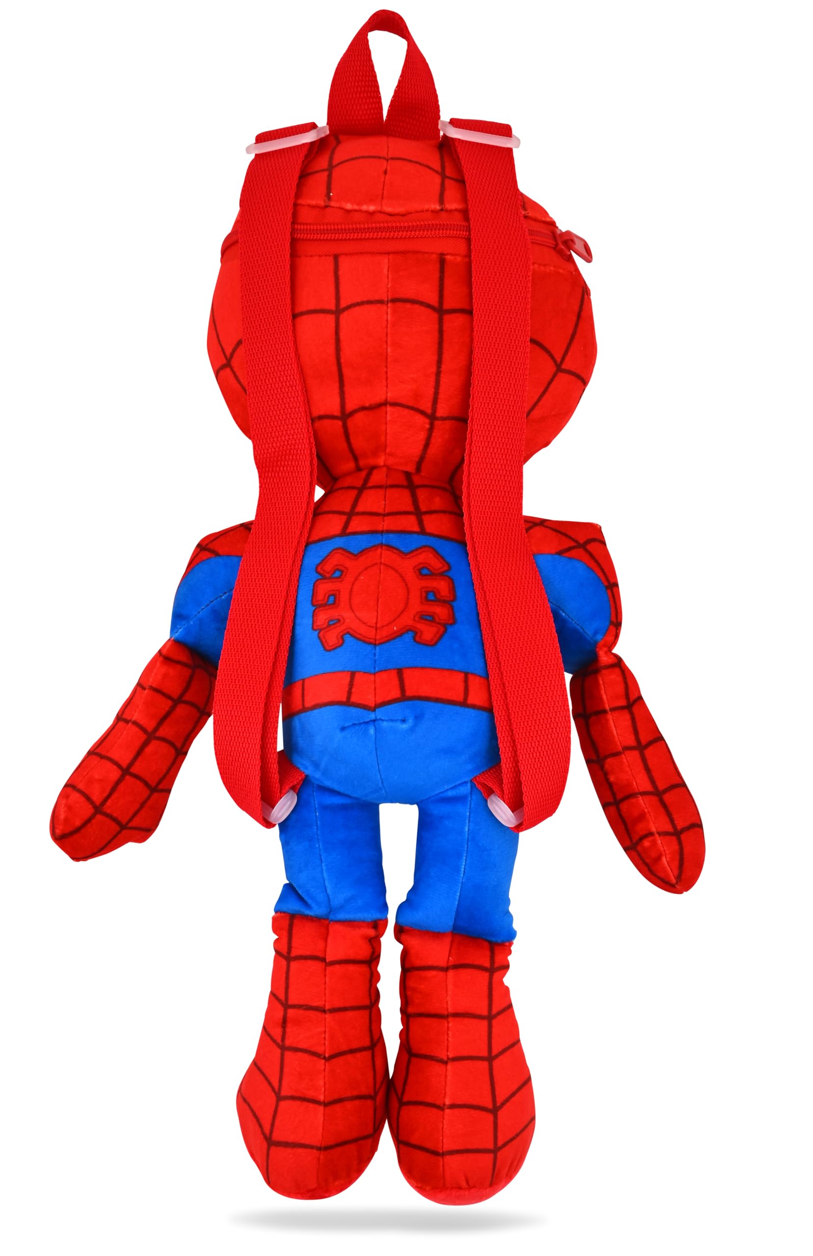 Mochila Spidey And His Amazing Friends Niño Set 3 Azul Diseño De La Tela Lisa