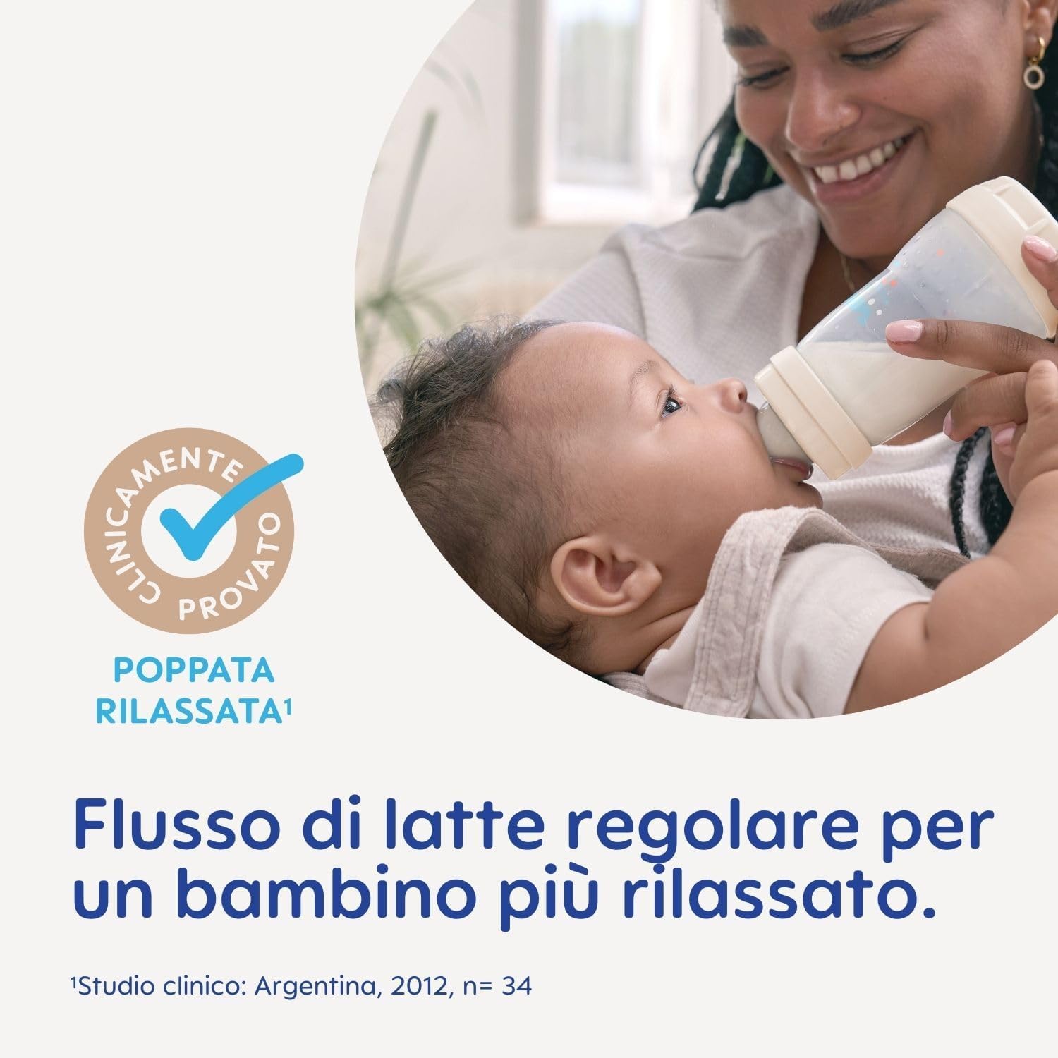 MAM Biberon Easy Start 260 ml(Set da 2),Kit da 2 biberon anticolica per allattamento misto,Riduce le bolle d'aria e il rischio di coliche,Accessori neonati 2+ mesi con tettarella misura 2,Azzurro