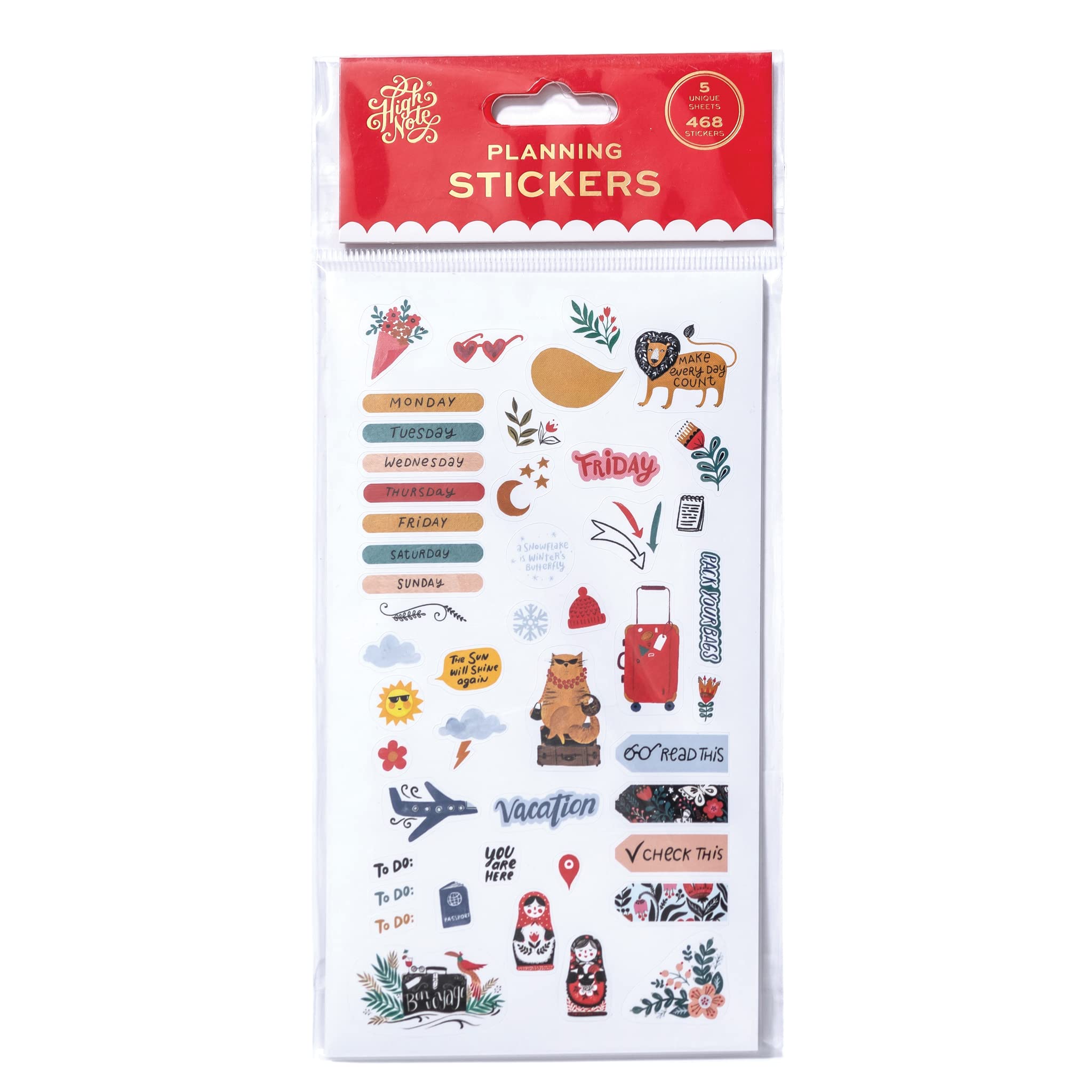 Stickers de planification High Note pour ne plus jamais oublier vos rendez-vous et projets