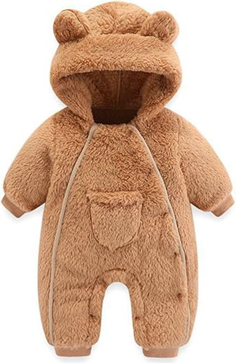 Unisex Baby Clothes Winter Coat Cute Newborn Infant Jumpsuit Snowsuit