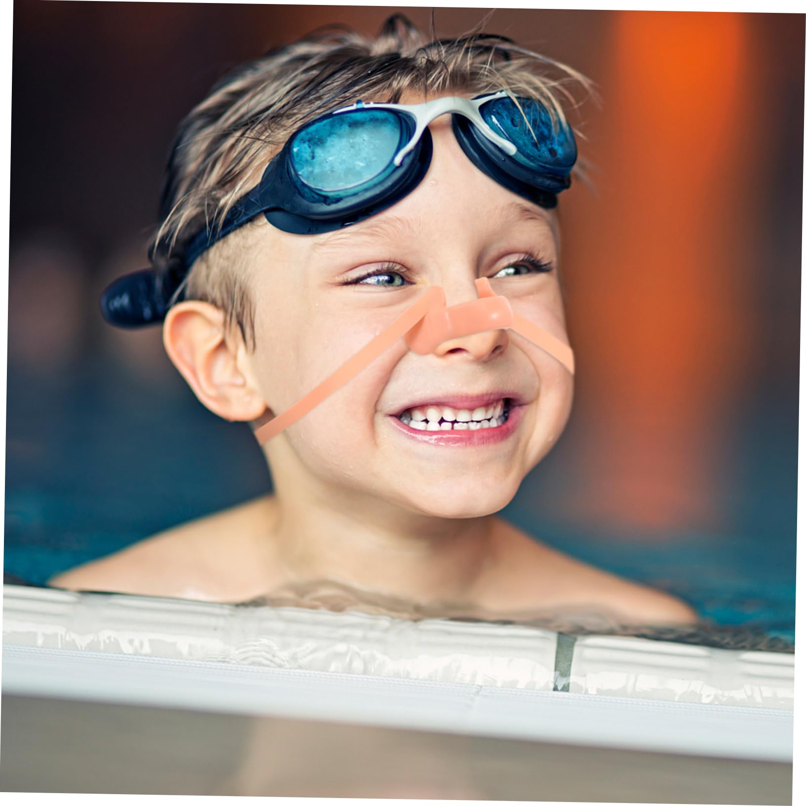 VANZACK 36stücke Nasenklammern Mit Elastischem Band Komfortable Schwimmhilfe Für Mädchen Und Erwachsene Und rutschfest Für Schwimmunterricht Und Freizeitaktivitäten