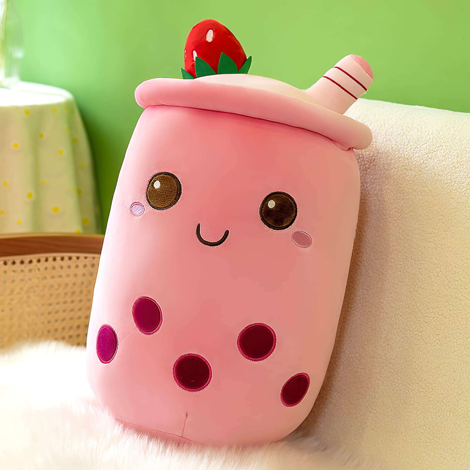 ML in vera vita Bubble Tea Plush Toy farciti al latte e Tea Doll Soft frutta Bob ML in vera vita Bubble Tea Plush Toy farciti al latte e Tea Doll Soft frutta Bob