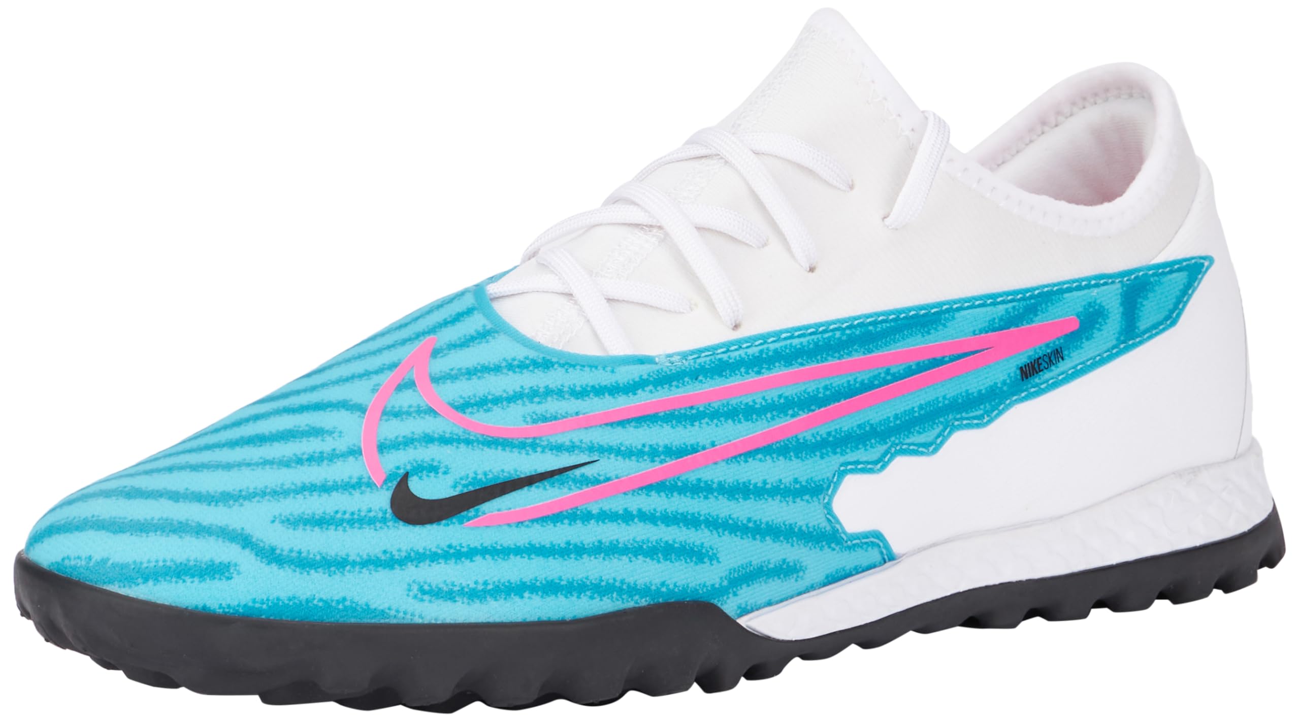 NIKE DD9466-446 React Phantom GX PRO TF Sneaker Male Baltic Blue/Pink Blast-White-Laser Blue UK 7
