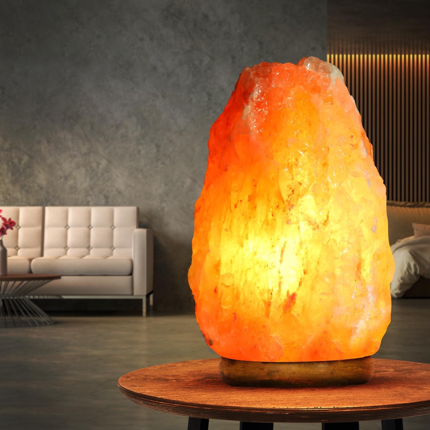Buy BalanceFrom Himalayan Glow Hand Carved Natural Crystal Salt Lamp With Genuin