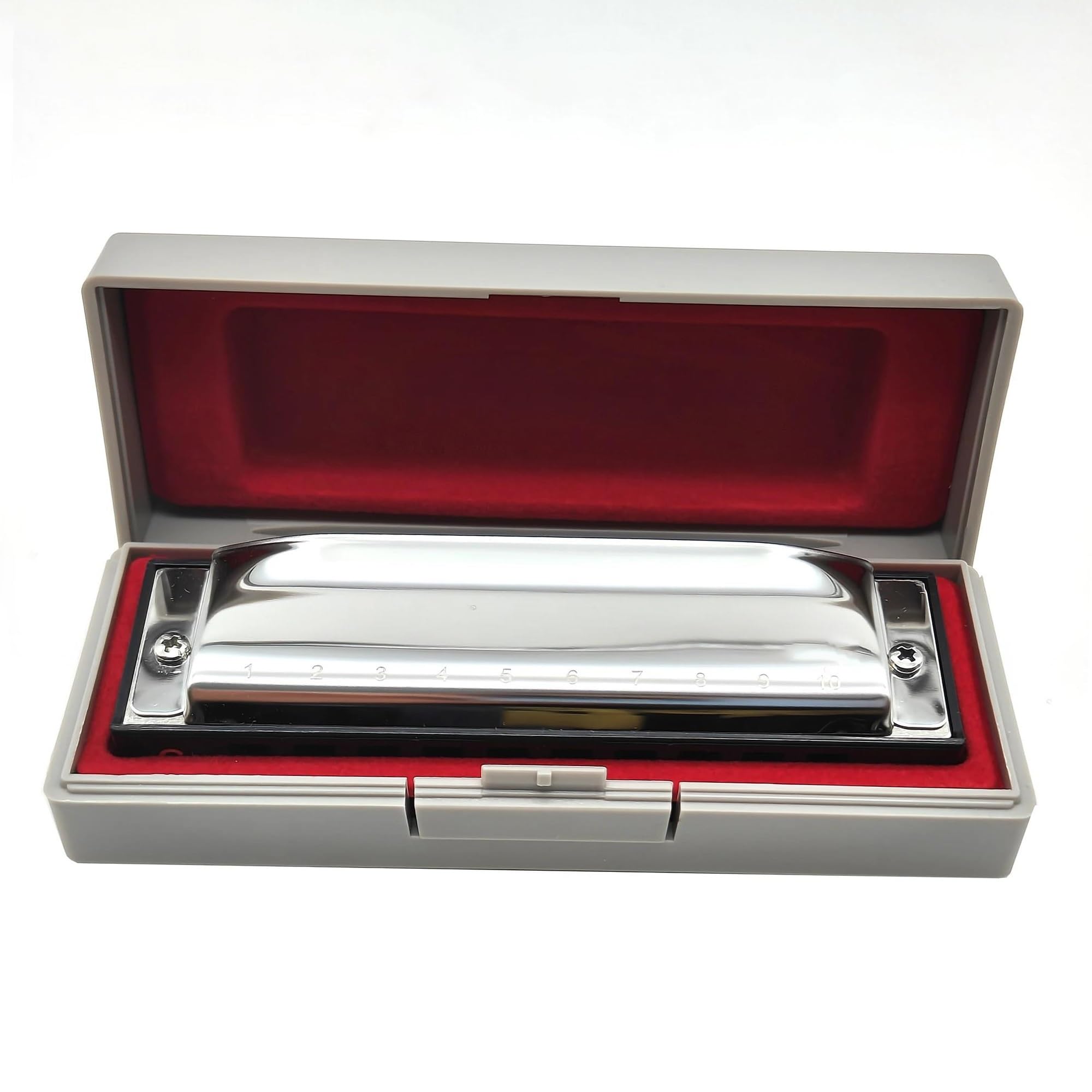Harmonijka Ulepszona Harmonijka Bluesowa C Tonacja 10 Otworów 20 Tonów Blues Harp Mouth Organ Diatoniczna Harmonijka Dla Dorosłych Początkujących