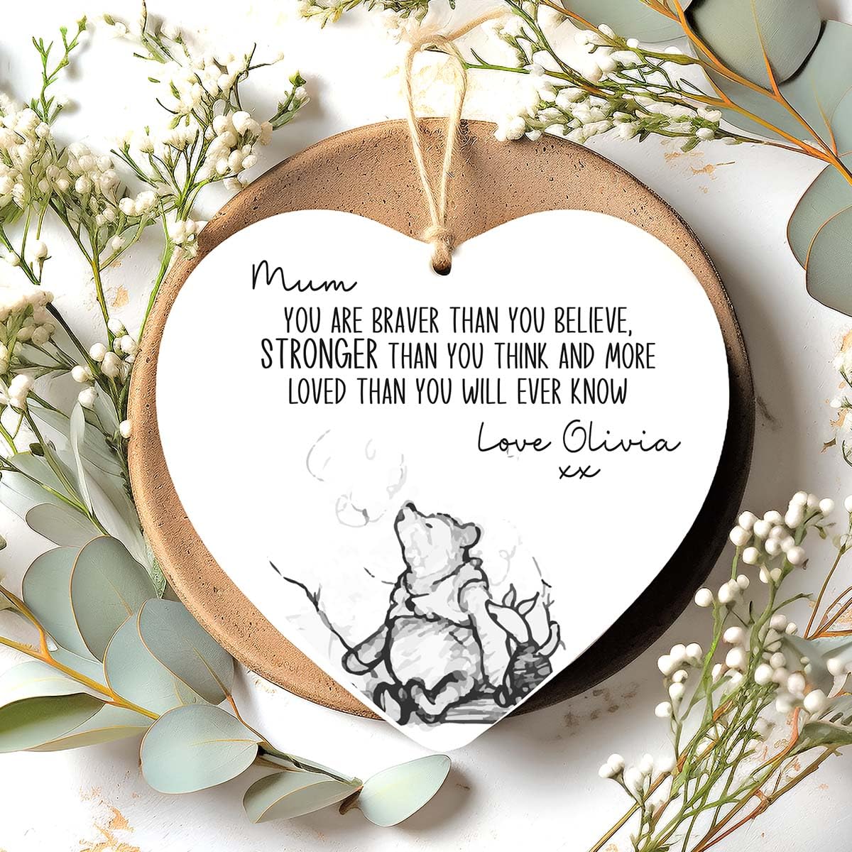 Always remember you are braver stronger smarter loved Motivational Gift Thinking of You Gift Support Gift Inspirational Quote