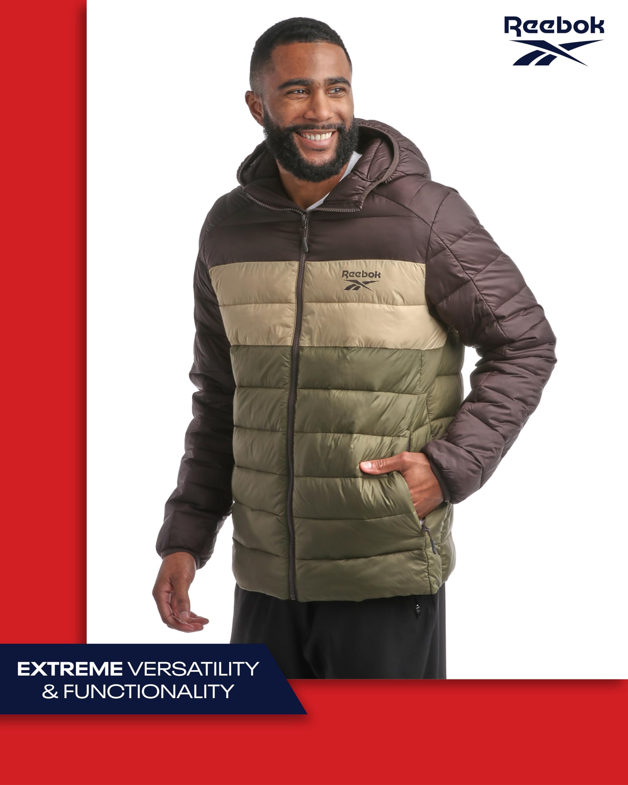 Reebok M Packabl Glacir Jkt plumas Hombre