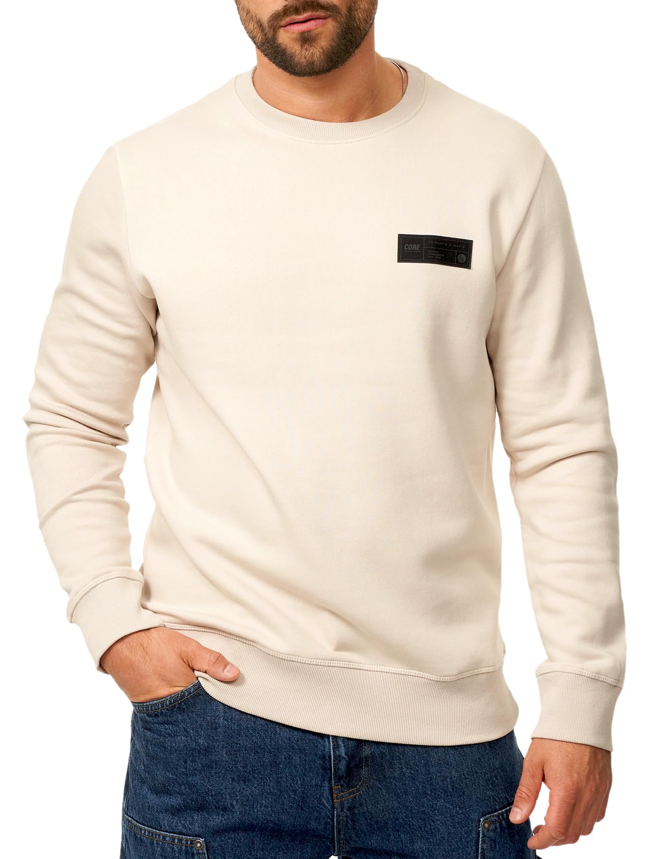 JACK & JONES Herren Sweatshirt Nicko Infinity Pullover Sweater