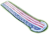 Vista 3 de PoolCandy Stars & Stripes - Tobogán acuático inflable para niños con piscina integrada