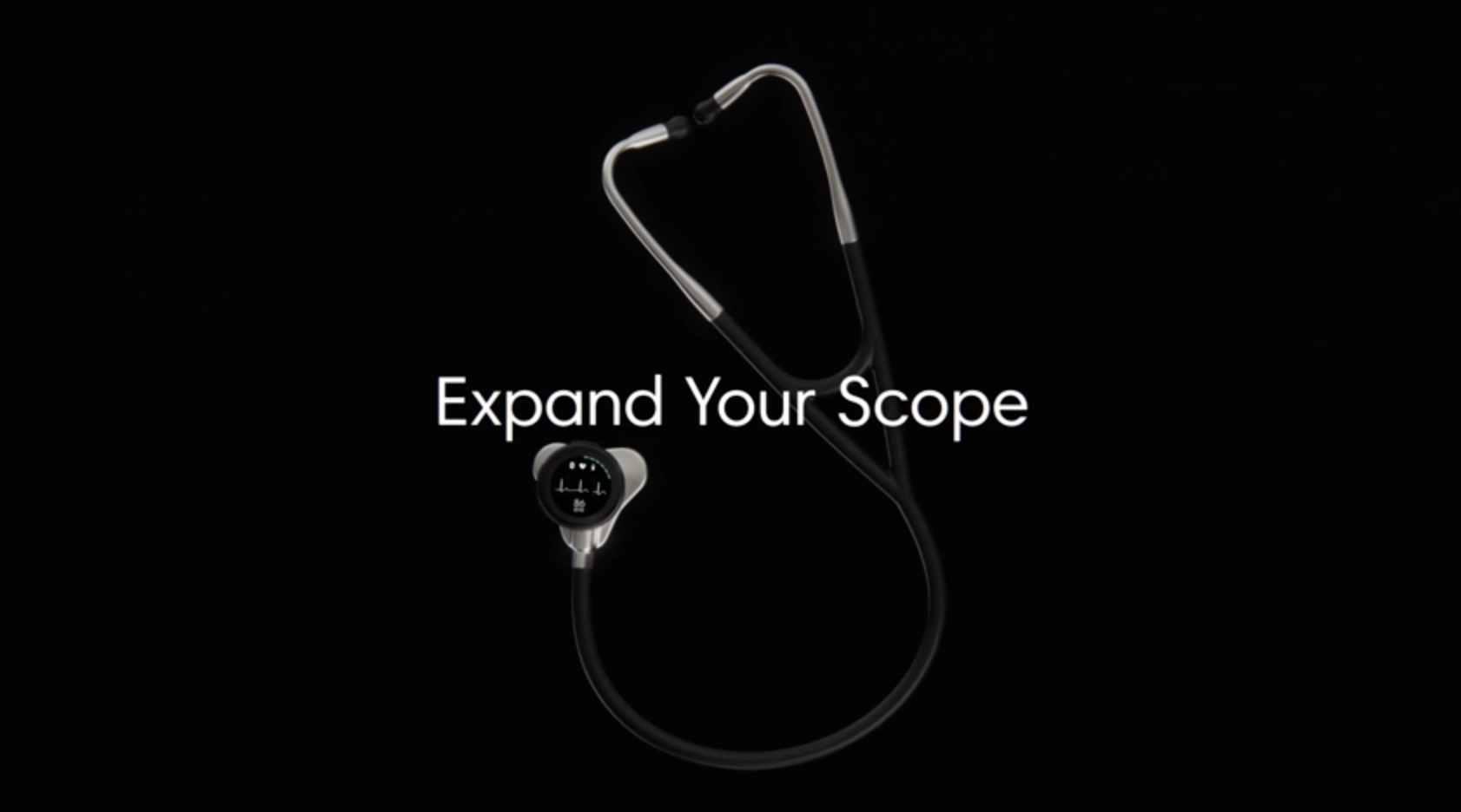 Eko-CORE-500-Digital-Stethoscope--The-pinnacle-of-digital-stethoscope-technology-combining-TrueSound-audio-with-3-lead-ECG-and-a-full-color-display-Silver-Chestpiece-COR501