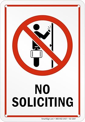 SmartSign “No Soliciting†Sign | 7