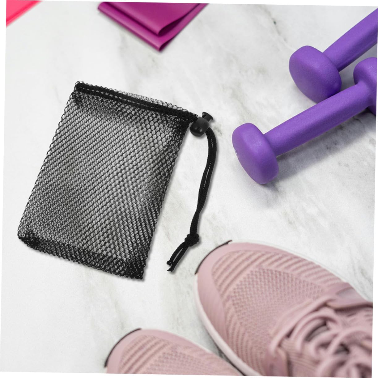 12PCS Sacs En Maille Avec Cordon De Serrage - 40 X 35 Cm