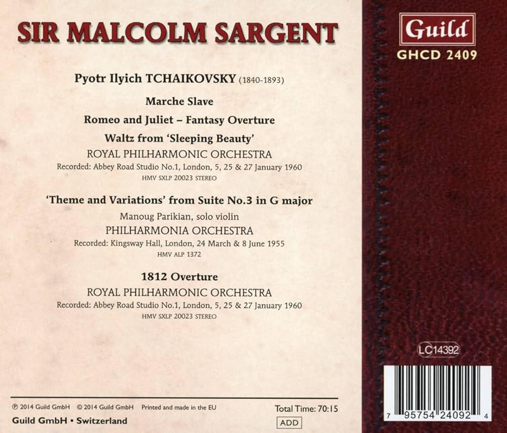 Amazon.co.jp: Tchaikovsky 1955 & 1960: ミュージック