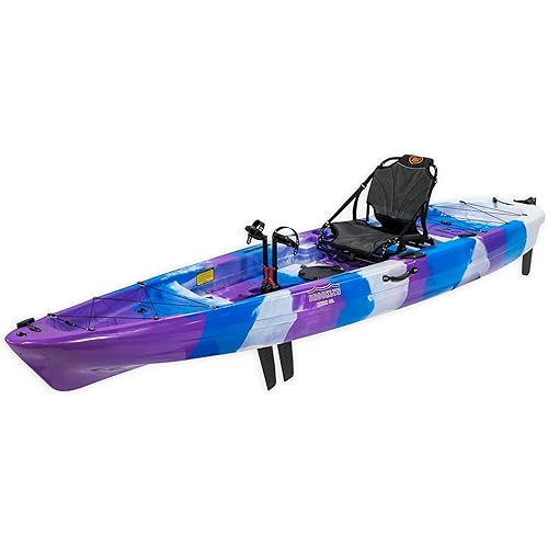 Brooklyn 12.0 Single Pedal Kayak Sit On Top Fishing Kayak