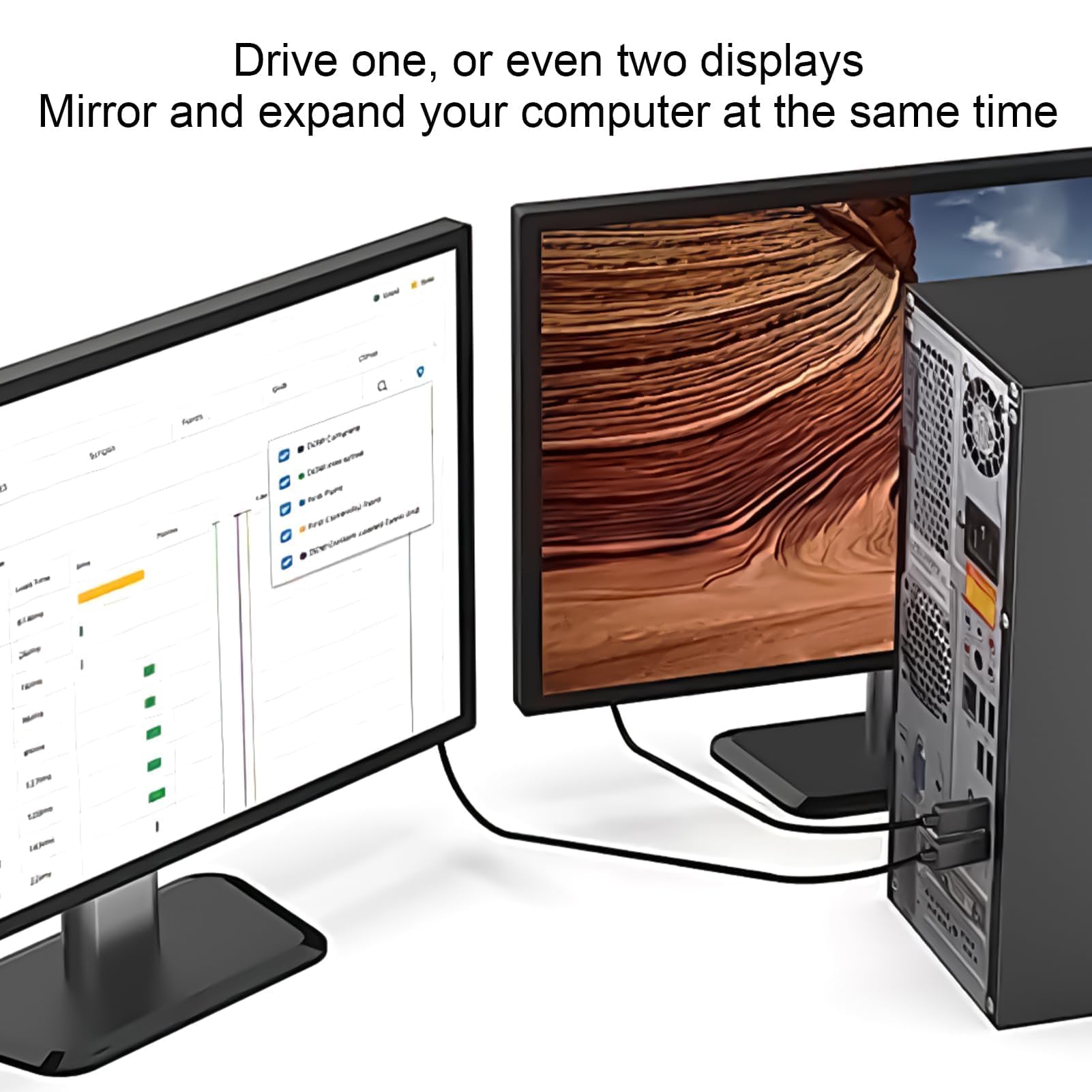 Cable DisplayPort a DVI-D de 1.8 m 1080p Resolución Full HD Conector Displayport a DVI Cables 24K Chapado-oro Compatible con PC Portátil Monitor Proyector Tarjeta Gráfica–Unidireccional
