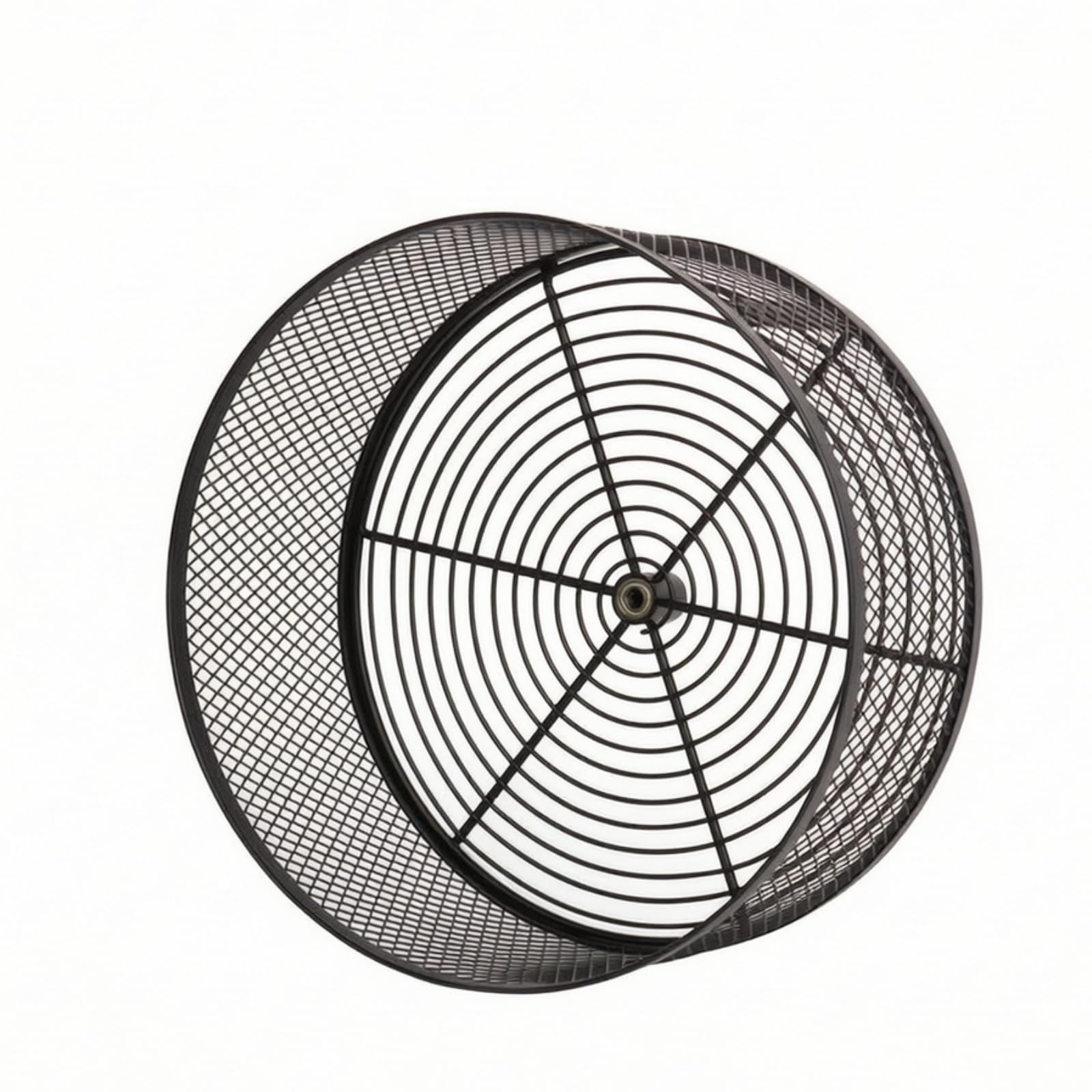 Roue pour Hamster Silencieux, Noir, 28 Cm | Multifonctionnel, Roue Course pour Rongeur, Inoxydable, parc, Hamsters, Écureuils