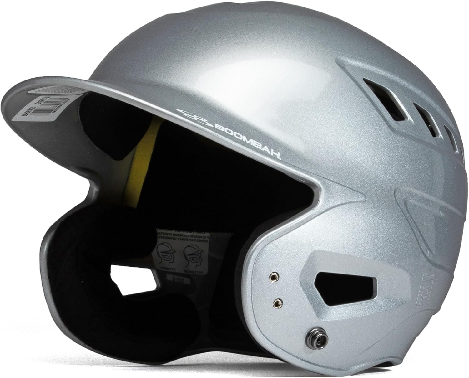 Boombah DEFCON Baseball/Softball Helmet Metallic Gloss Solid - Multiple Color Options - 2 Sizes