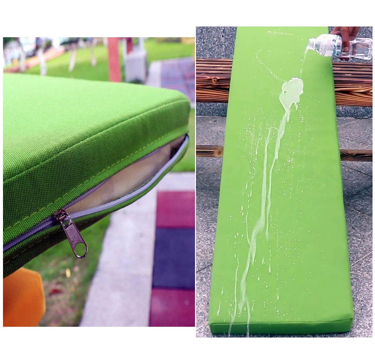 OITTO Cuscino per panca impermeabile da esterno per giardino 2/3