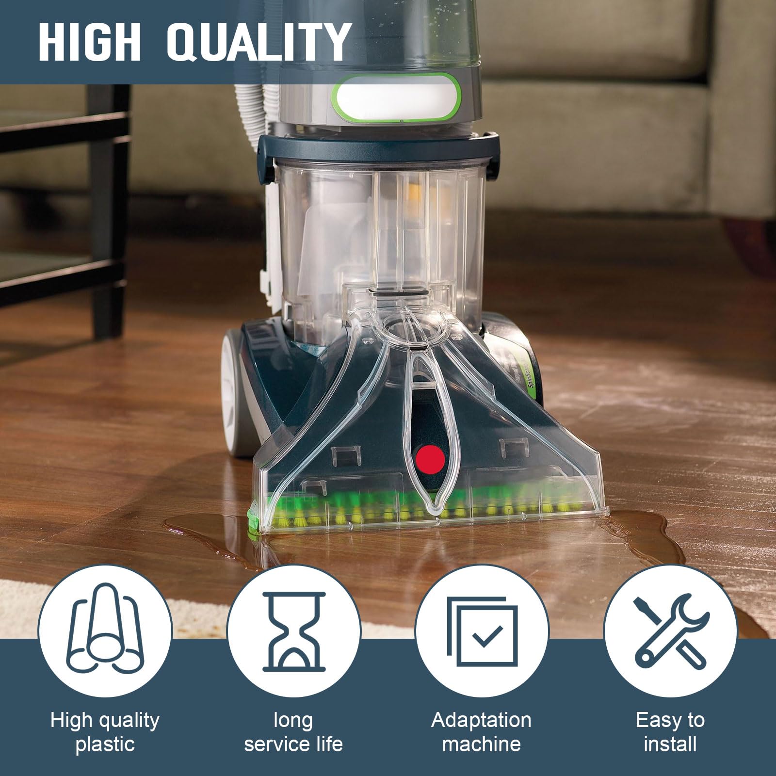 39457062 Handle for Hoover MaxExtract Duel V Supply Tank Steam Vac Replacement Part - Carpet & Hard Floor Cleaner Water Tank Handle Compatible Model #F7452900