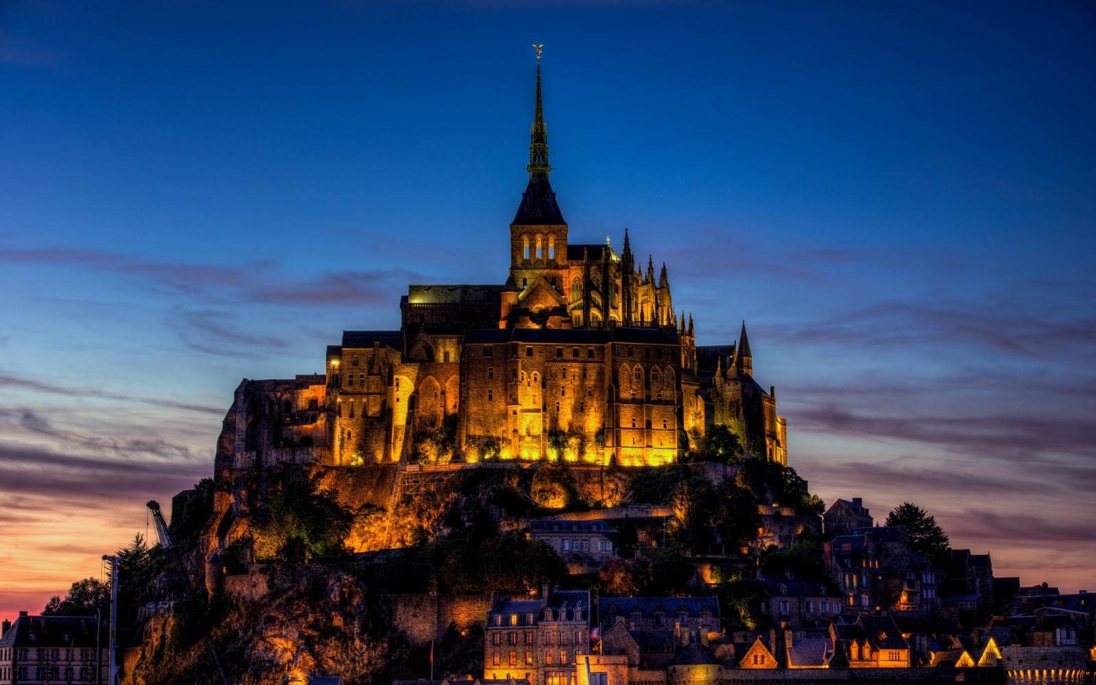 Amazon｜フランスのモンサンミッシェル城の夜景番号によるDiy5D