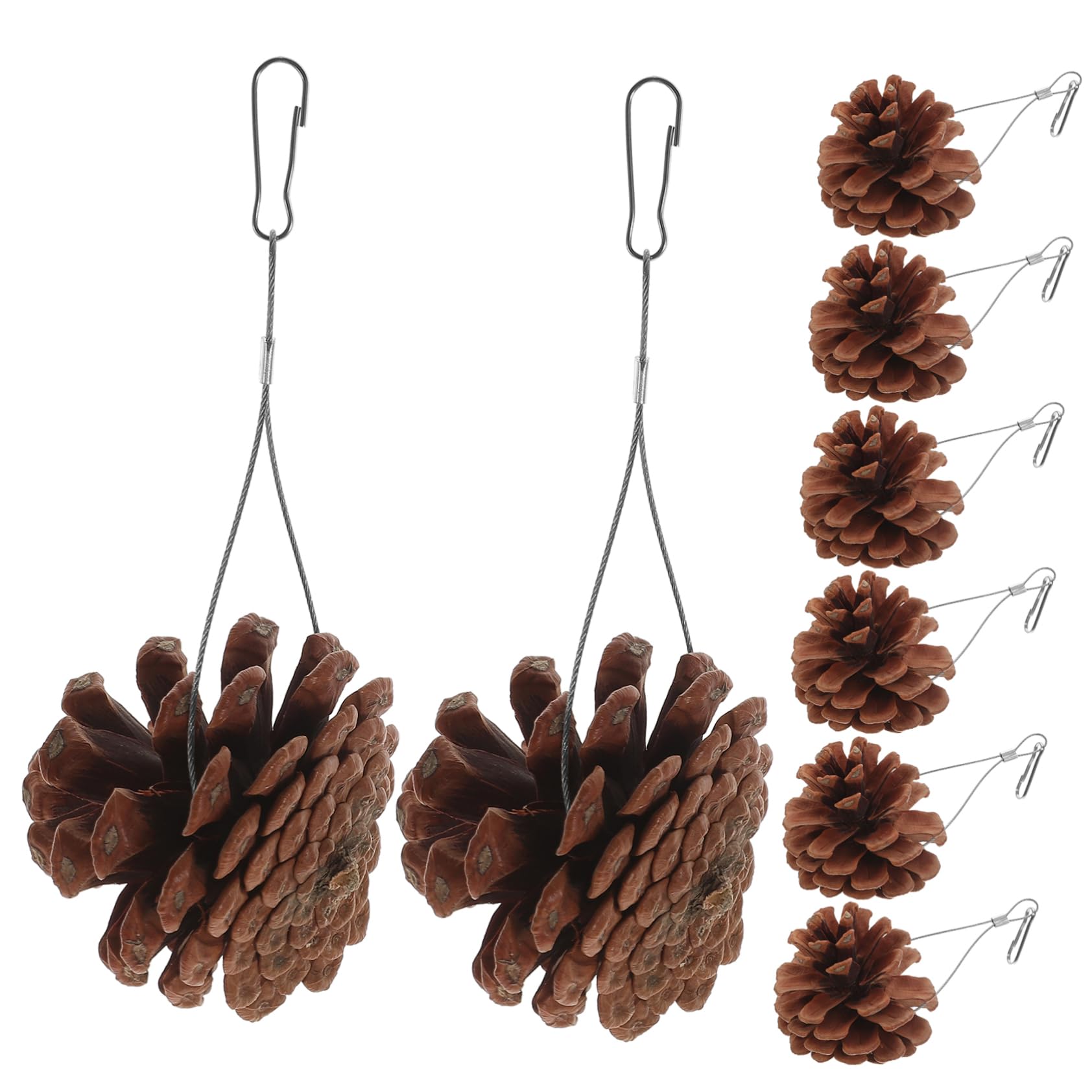 BESPORTBLE 30piezas Juguete De Forrajeo Natural para Aves y Periquitos De Piñas De Pino Juguete Masticable Seguro para Mascotas para Estimulación y Entretenimiento De Pájaros