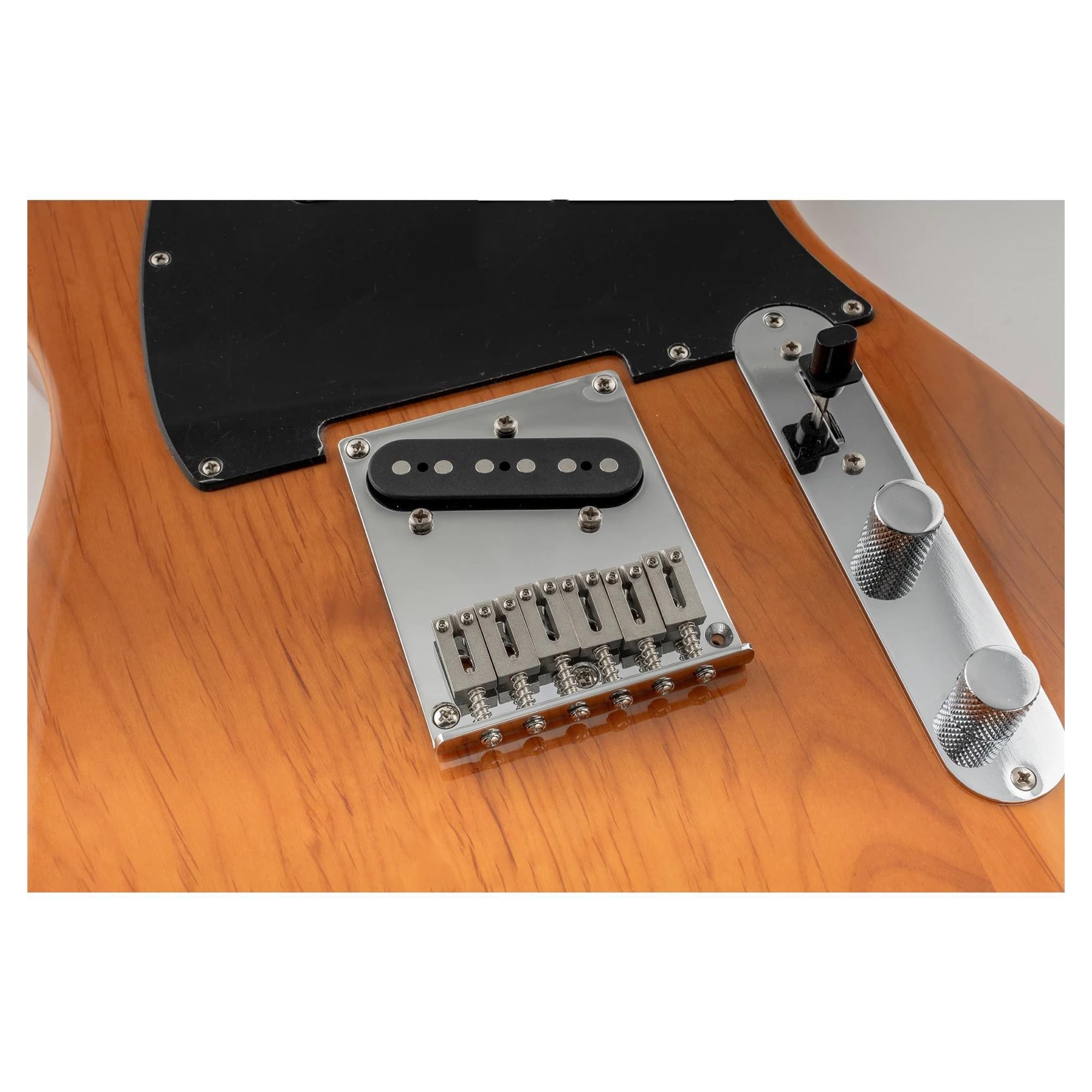 Mostek Strunowy 54 Mm Z 6 Siodełkami Ze Stali Nierdzewnej Do Gitar Elektrycznych Mostek Gitarowy(Chrome)