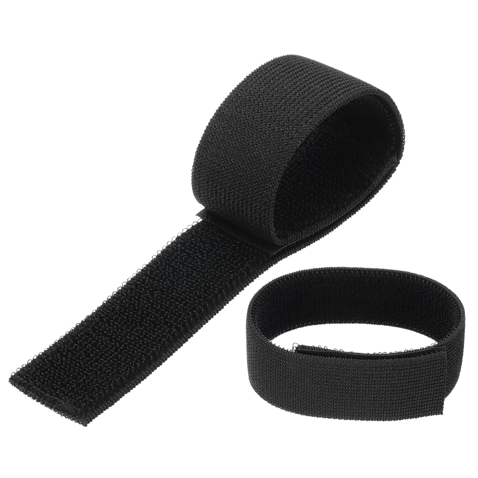 YELARXI Boot Straps, 35cm Boot Trousers Elastic Ankle Straps Pants Leg Bands Blouses Straps Ankle Hook and Loop Fit for Men Women Gardening Hiking Fishing Cycling Hunting (2Pack, Black)