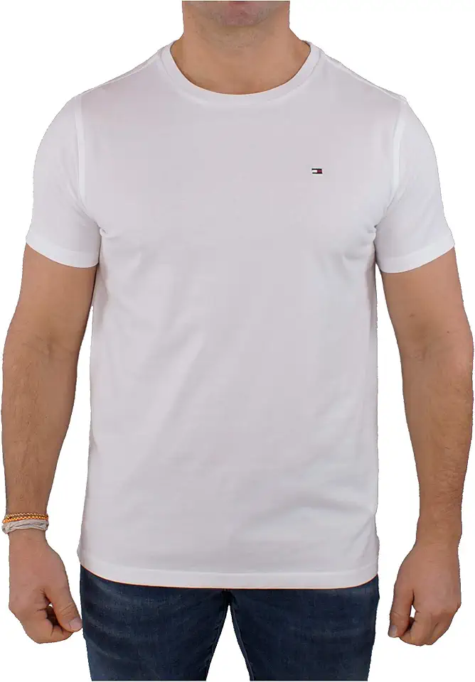 Tommy Hilfiger Herren T-Shirt Kurzarm Rundhalsausschnitt