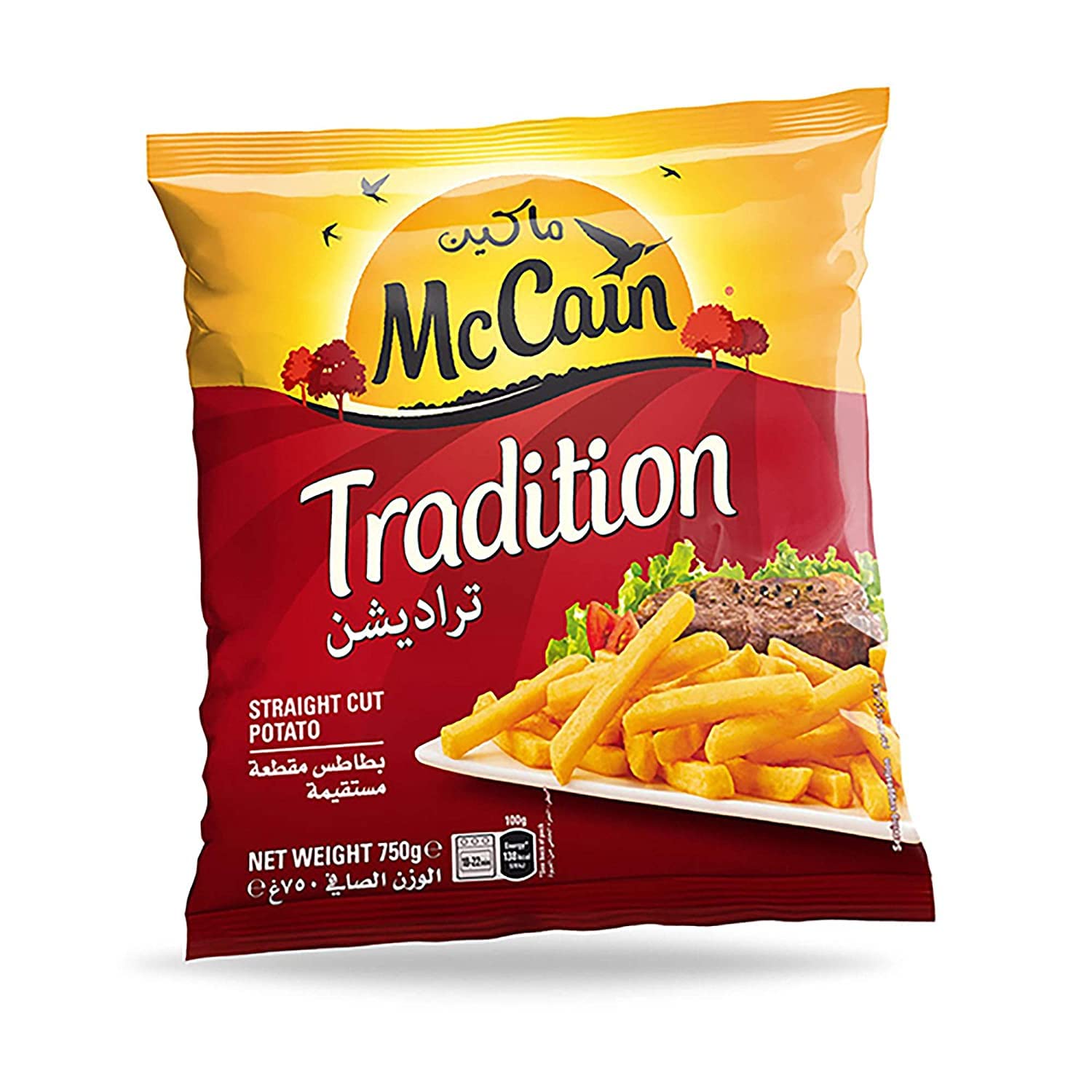 Tradition Straight Cut Potato 750g