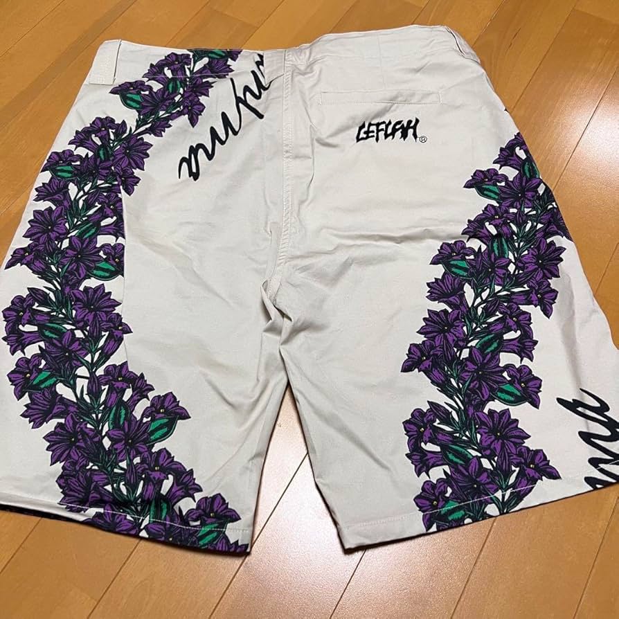 Amazon.co.jp: LEFLAH×WANIMA 限定ハーフパンツ りんどう M