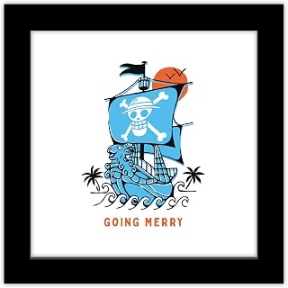 Trends International Gallery Pops Netflix One Piece - Going Merry Warship Graphic Wall Art Wall Poster, 12.00" x 12.00", Black Frame Version