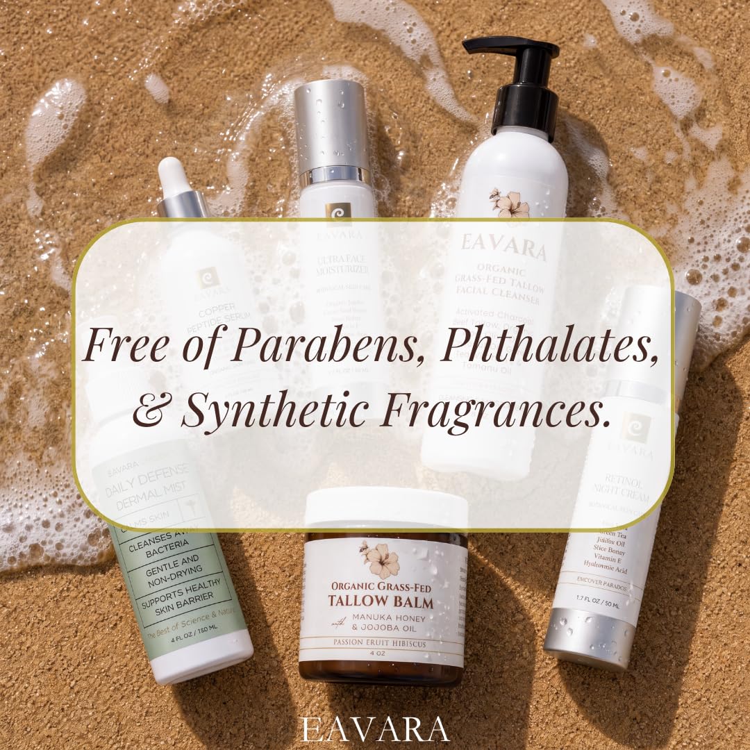 Crème de jour hydratante pour le visage bio avec peptides de collagène et acide hyaluronique, anti-âge, pour homme et femme, sans paraben, pour la peau anti-rides, au karité et au jojoba