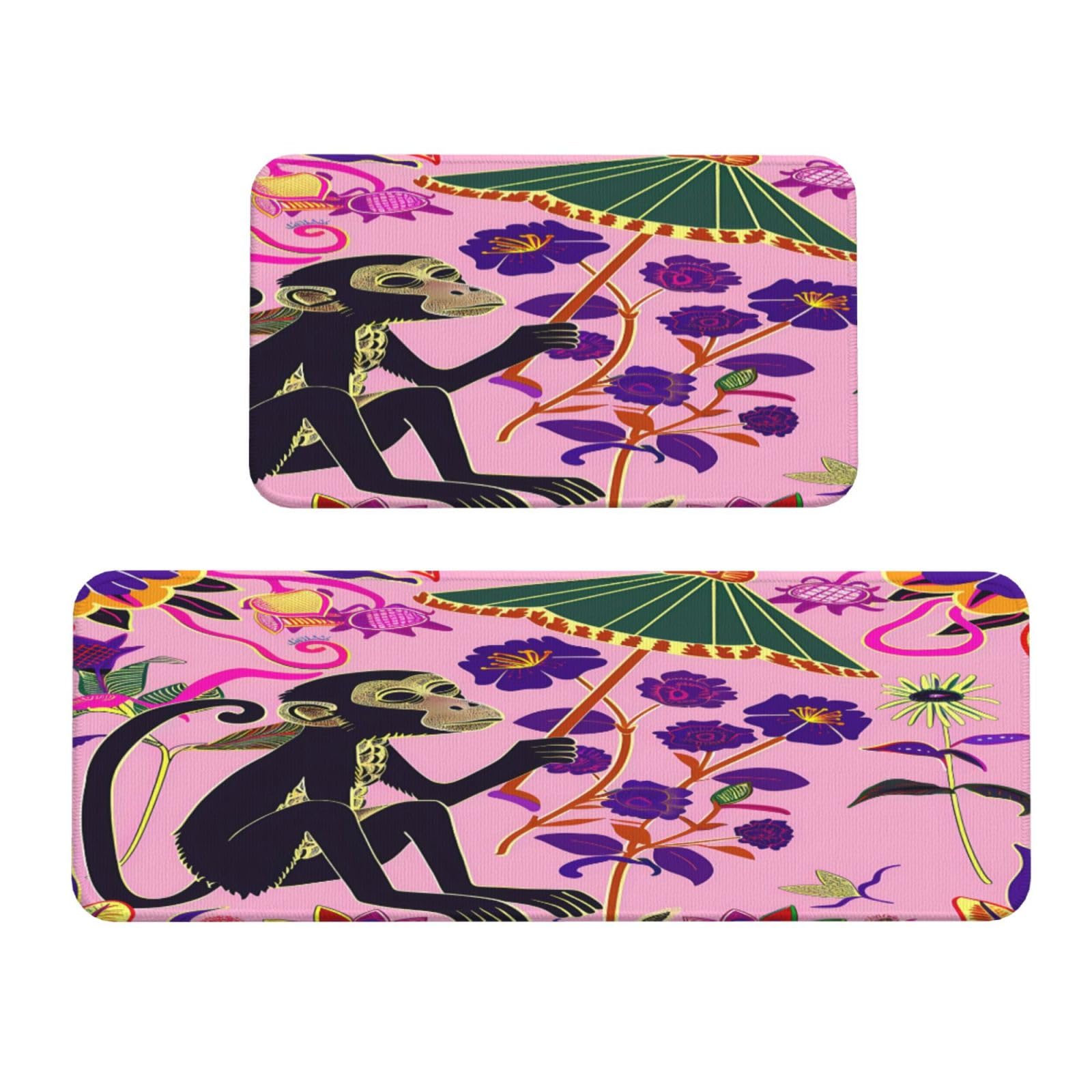 Tapis de cuisine haut de gamme absorbant et antidérapant lot de 2