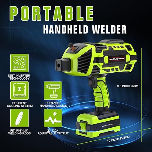 Miniatura 2 de TRQWH Máquina de soldadura portátil 110V ARC Soldador de mano IGBT Inverter Pistola de soldadura soldador de palo 6 Ajuste de corriente variable