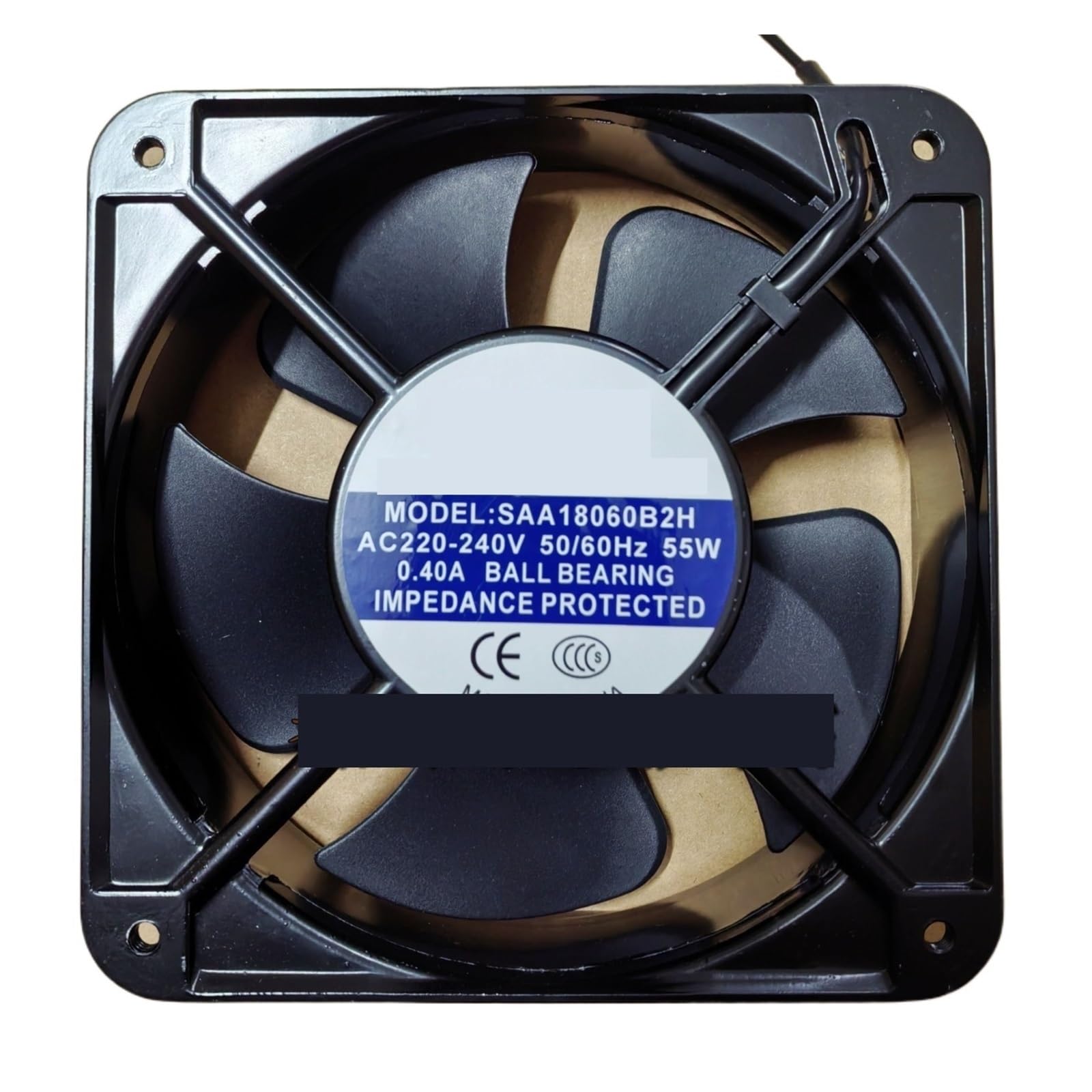YMUGUEGH SAA18060B2H AC 220V 55W 180x180x60mm cooling fan
