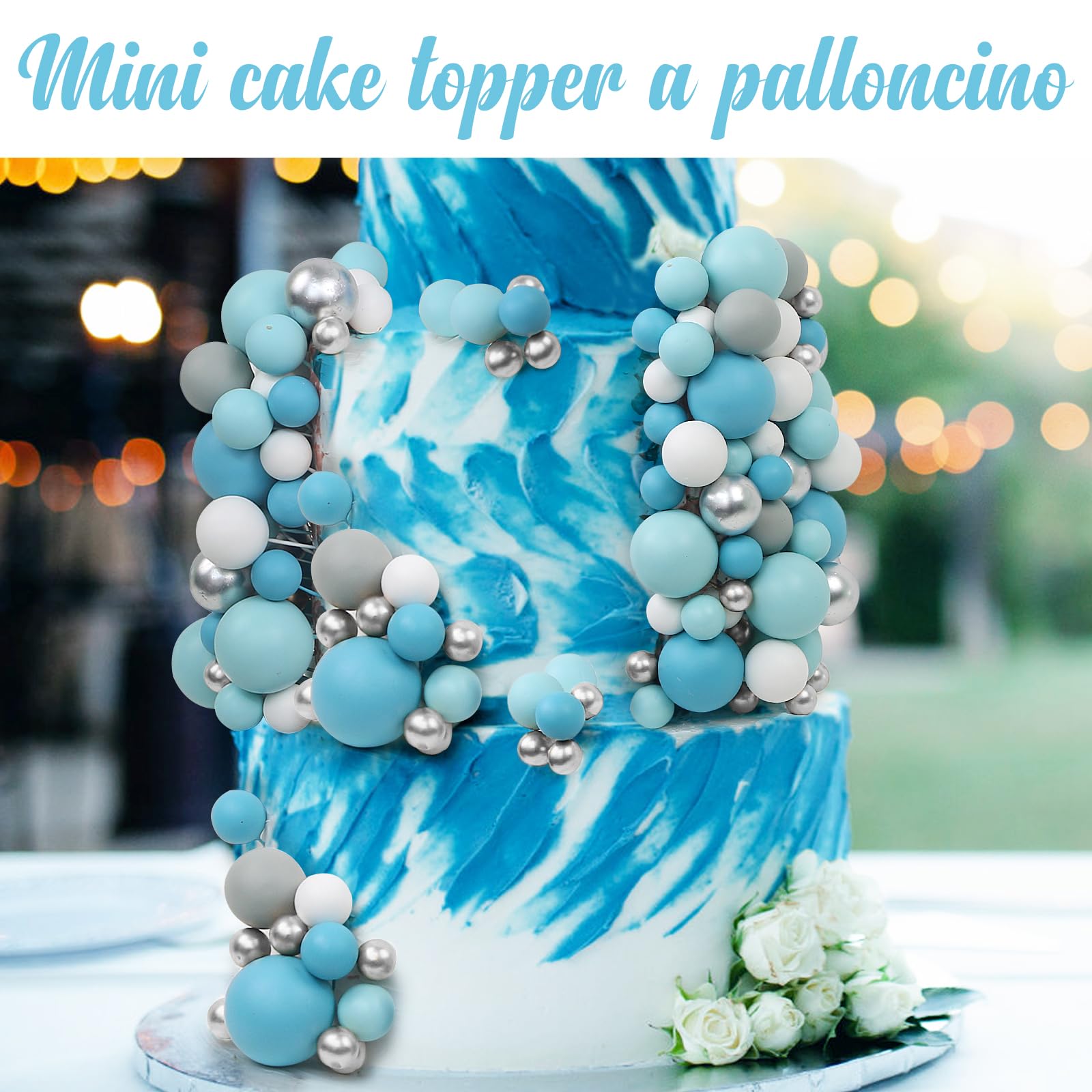 Luxe Metallic Ballonnen - Zilver / Donker Blauw / Licht Blauw - Set Van 9 Stuks Geboorte Babyshower Bruiloft Valentijn Verjaardag