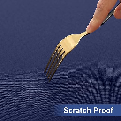 Miniatura 8 de homing - Mantel rectangular para mesas plegables de 6 pies, impermeable, de poliéster, elástico, ajustado, protector lavable para pícnic, campamento