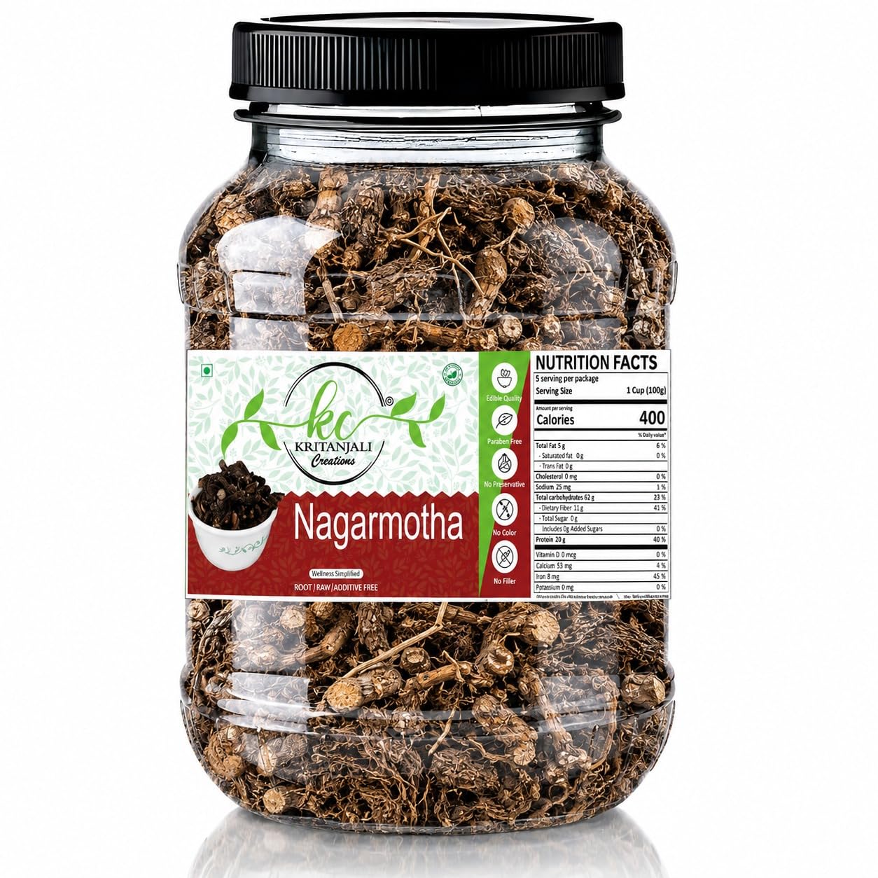 Nagarmotha Root (Raw) | Nagarmotha | Cyperus Rotundus Rhizome | Cyperus Rotundus Rhizome - Nut Sedge Root - Pure & Natural (150gm)-image-40