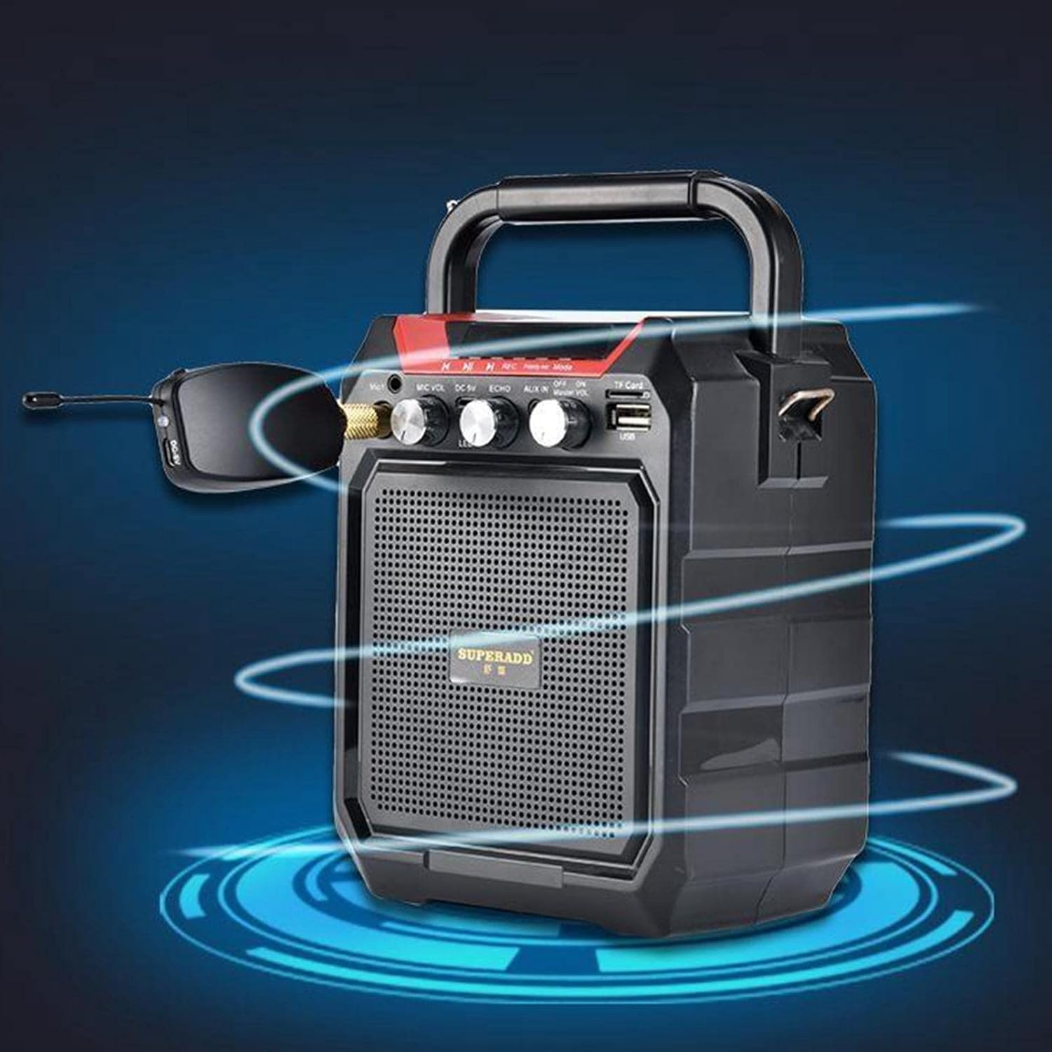 UHF Wireless Microphone System Rechargeable - Clear Signal - Easy to Use - 30m Range - Headset Mic/Lavalier Lapel Mic - Interview Teaching Recording - Omnidirectional Condenser -