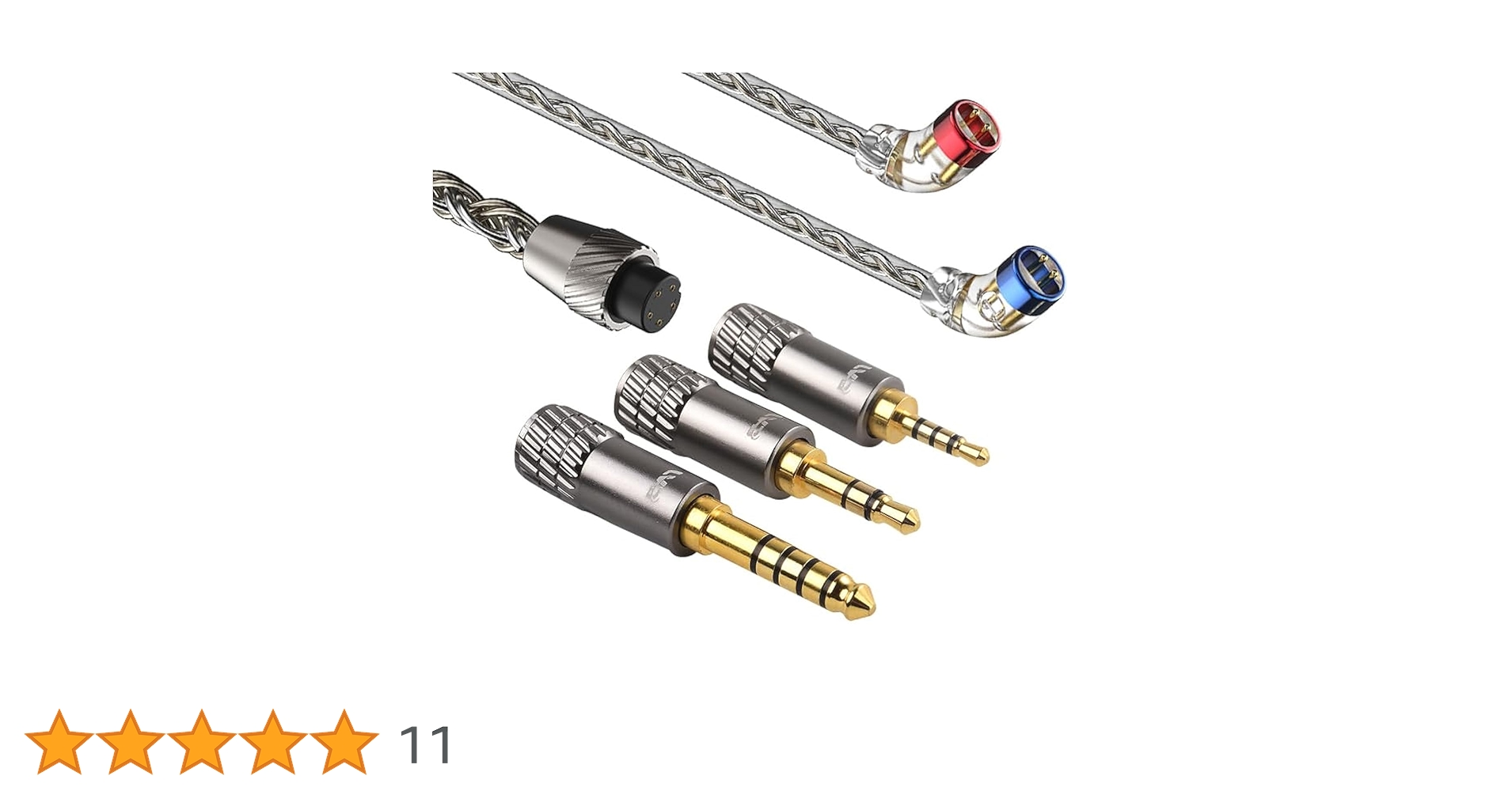 JH 4ピン PureOCC + 銀OFC 4.4mm5極 L字 Roxanne 4-PIN CABLE JH 4ピン PureOCC + 銀OFC 4.4mm5極 L字 Roxanne 4-PIN CABLE