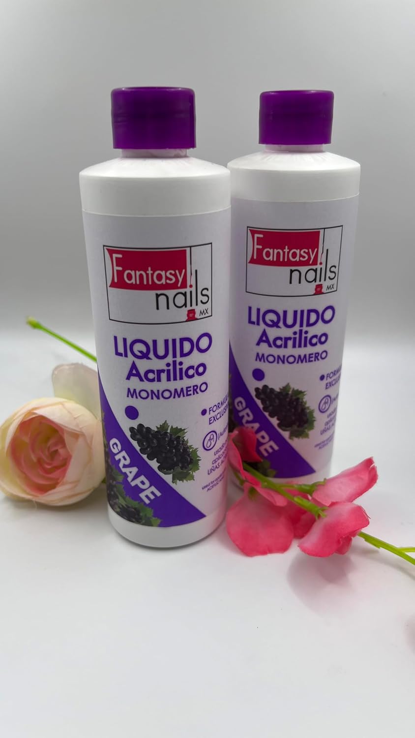 Fantasy Nails Grape Acrylic Liquid Monomer, 8 oz