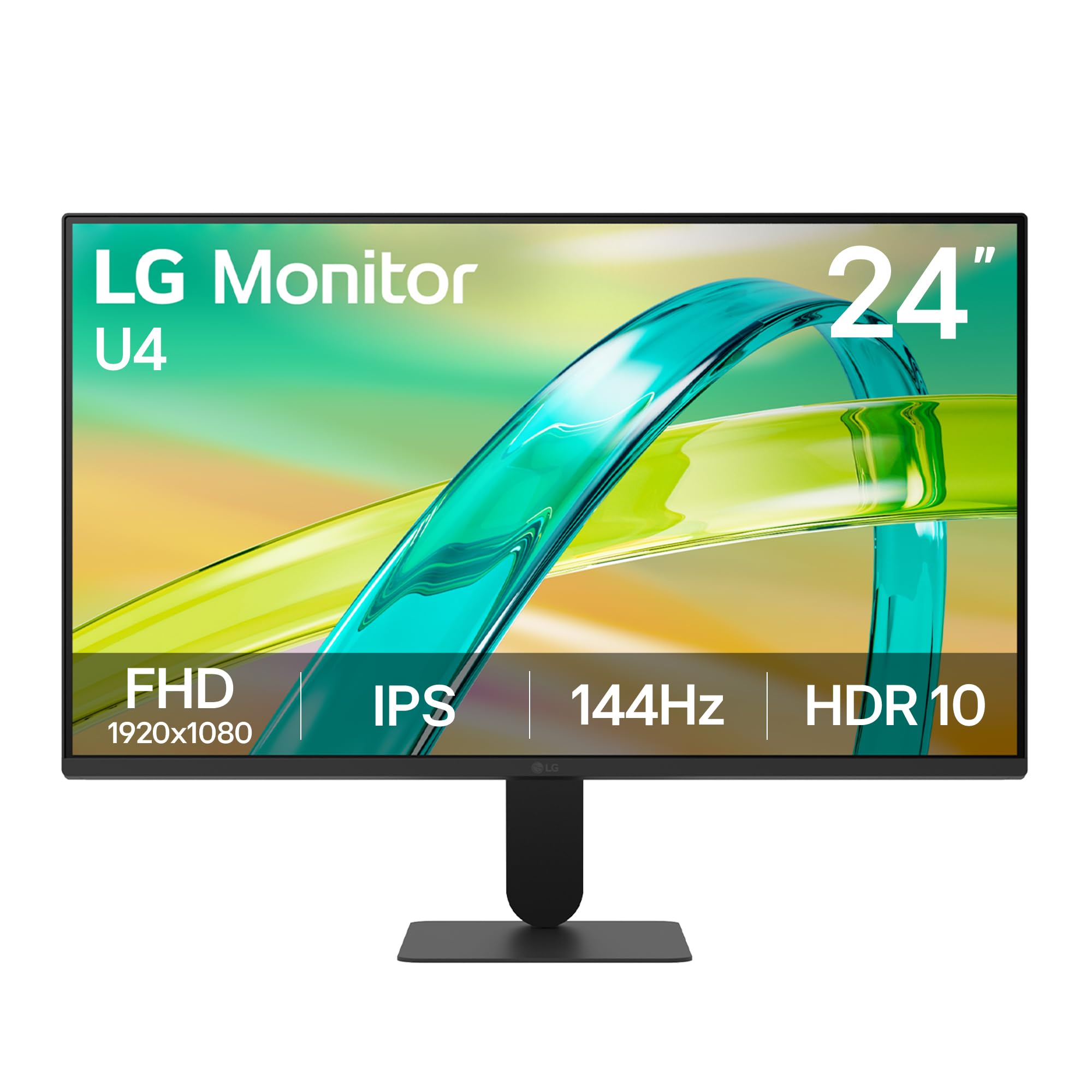 LG Monitor 24U411B-B 24 inch FHD 144Hz IPS Desktop Display, Black