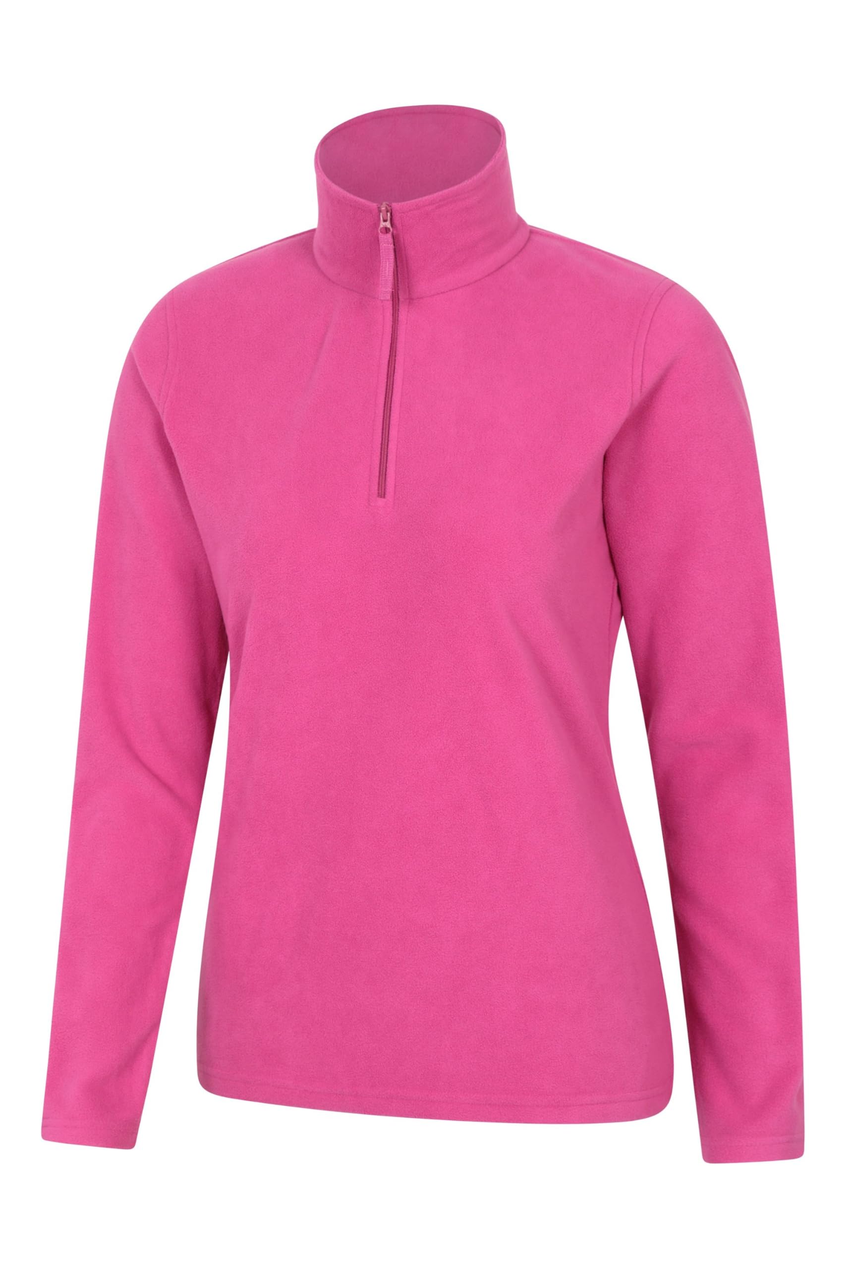 Mountain Warehouse Camber Half Zip Women's Fleece - Lightweight, Warm & Cosy Half Zip Sweatshirt - Best for Spring Summer, Camping, Outdoors, Travelling & Hiking — view 4