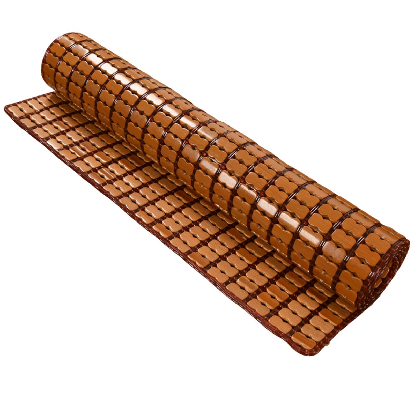 LOMNCHSG Bamboo Rattan Mat Bed, Bamboo Cooling Mattress Pad For Car Sofa Bed Breathable Foldable Multiple Sizes(120x200cm(3.9x6.6ft))