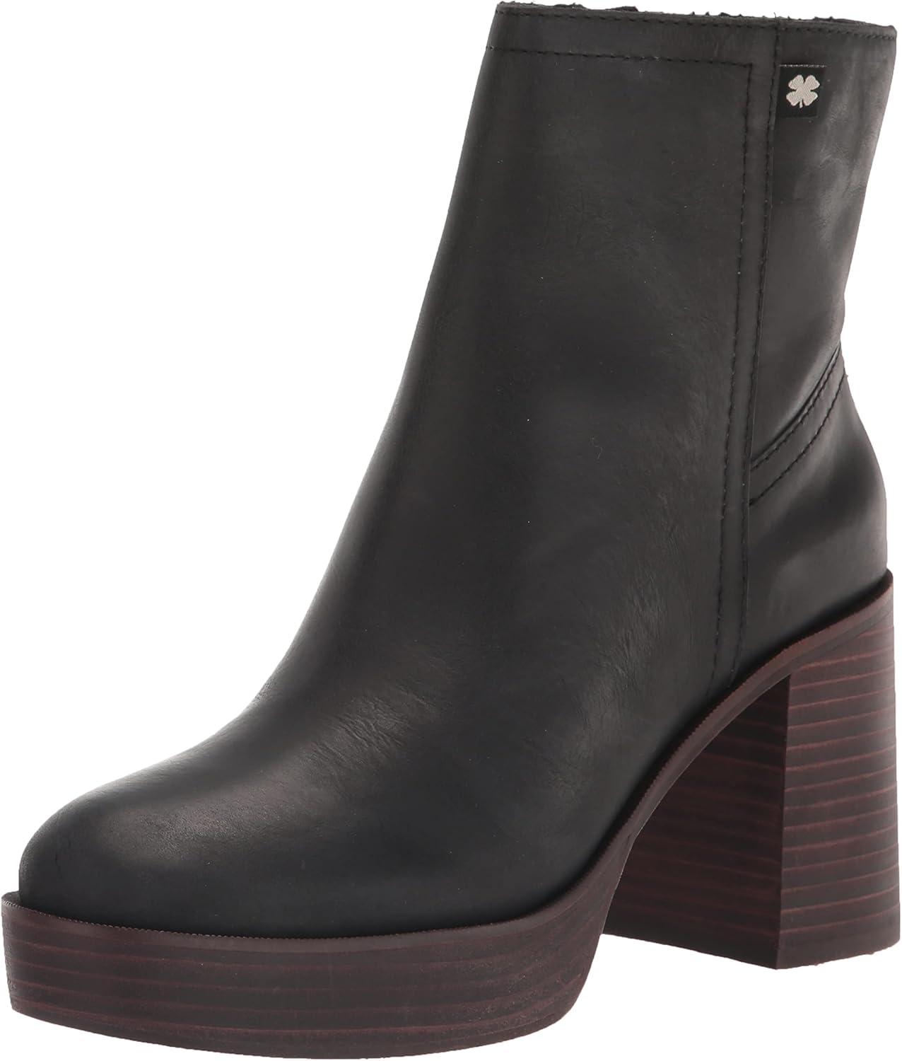 Lucky Brand Women's OXINA Ankle Boot, Black, 9.5