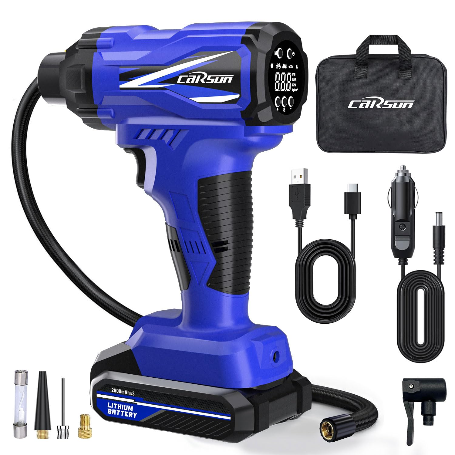CARSUN Cordless Tire Inflator
