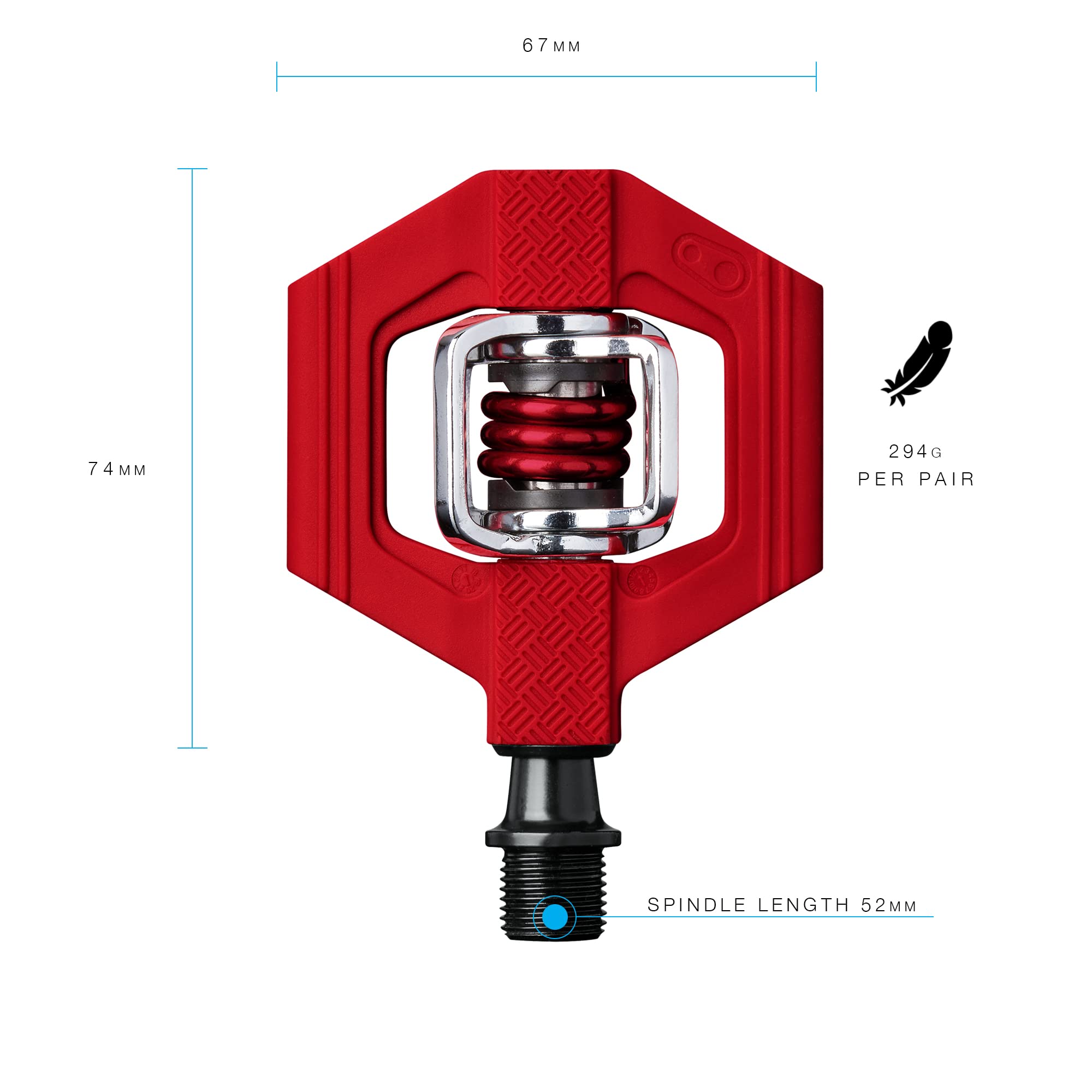 Crank Brothers Crankbrothers Laufradsatz Candy1 - Pedal para Bicicleta de montaña Unisex