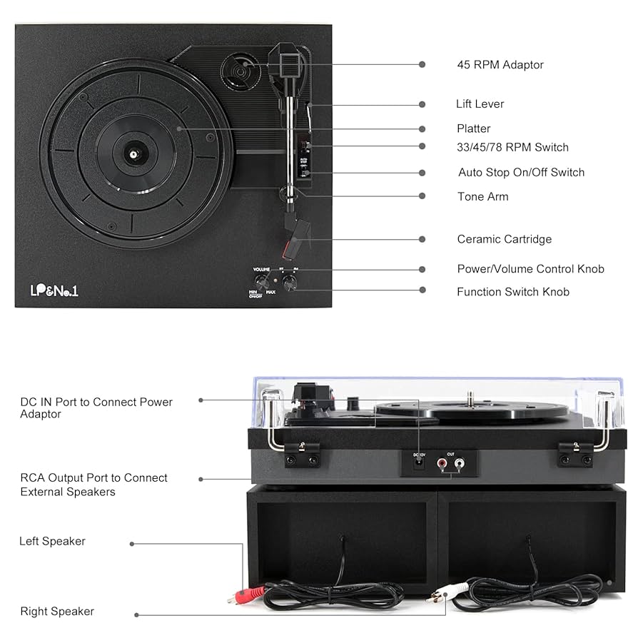 ●LP Pros Vol.1 Amazon.com: LP&No.1 Vinyl Record Players, Hi-Fi System
